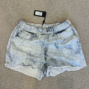 Rag&Bone Women's Blue Denim sweat shorts